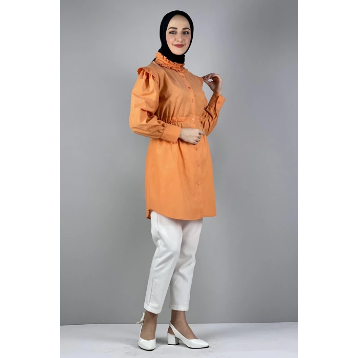 Moda Çizgi Desenli Tunik