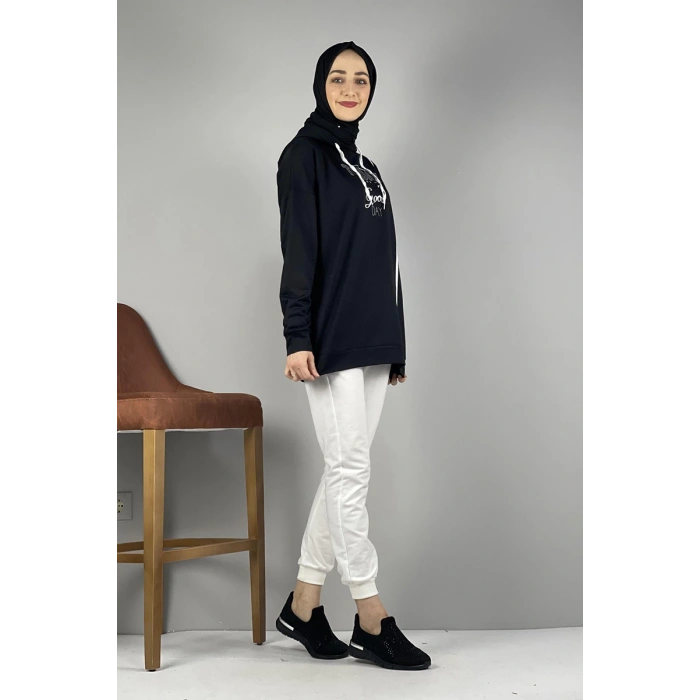 Moda Çizgi Desenli Tunik