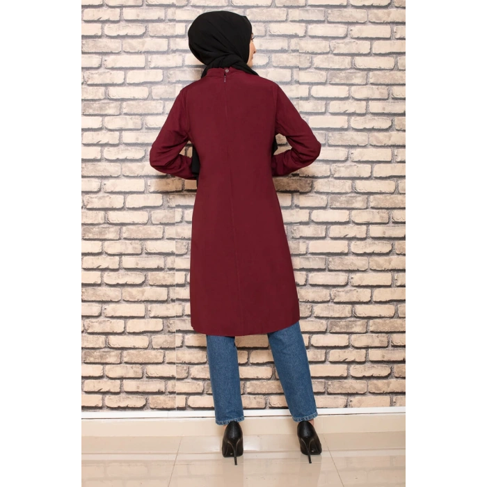 Moda Çizgi Desenli Tunik