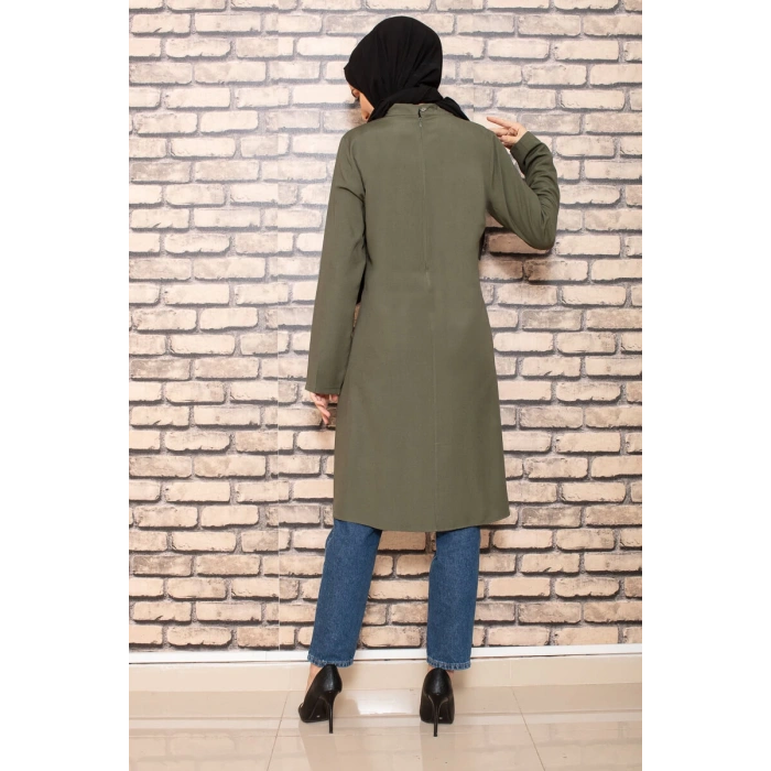 Moda Çizgi Desenli Tunik