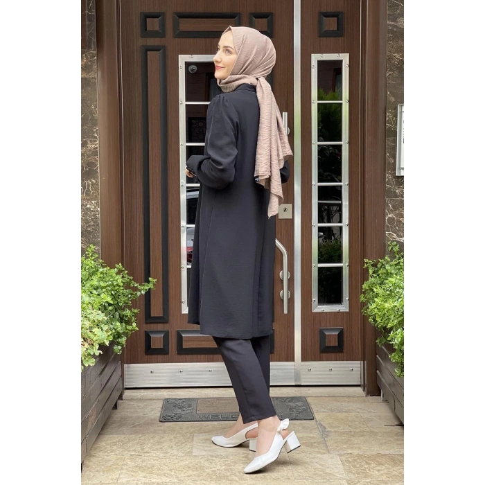 Moda Çizgi Desenli Tunik