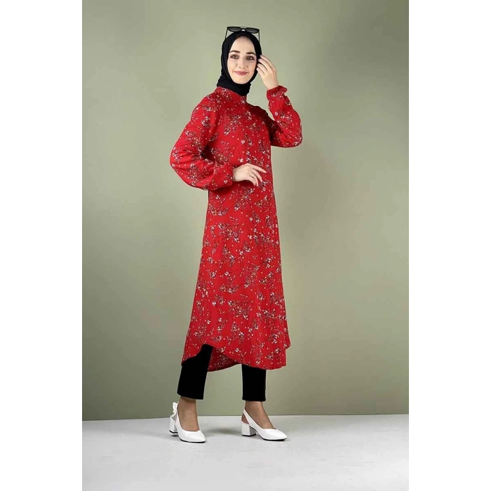 Moda Çizgi Desenli Tunik