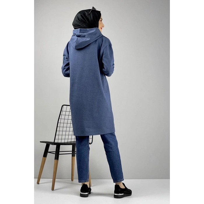 Moda Çizgi Desenli Tunik