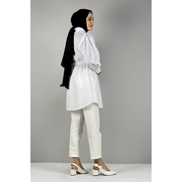 Moda Çizgi Desenli Tunik