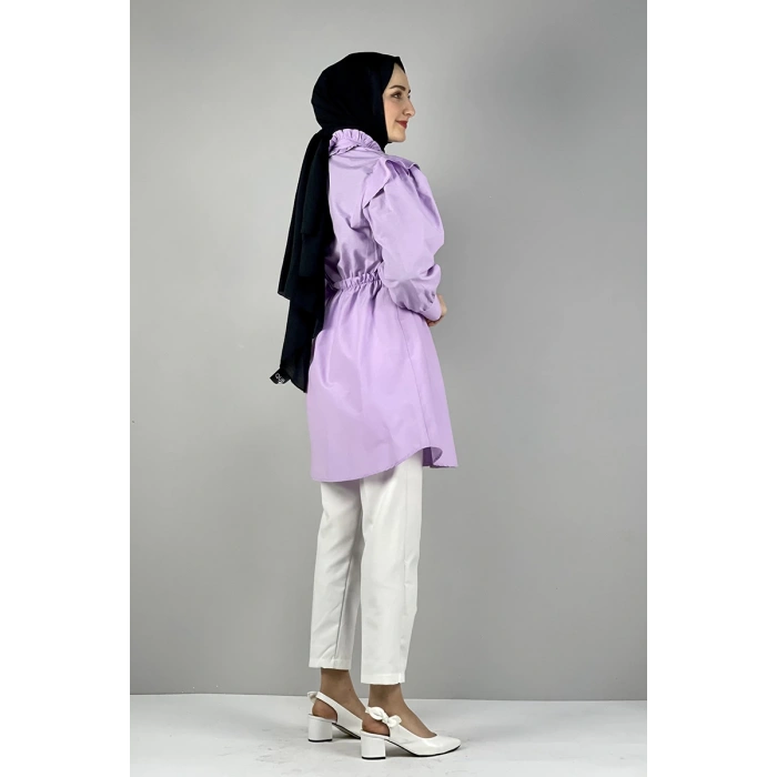 Moda Çizgi Desenli Tunik