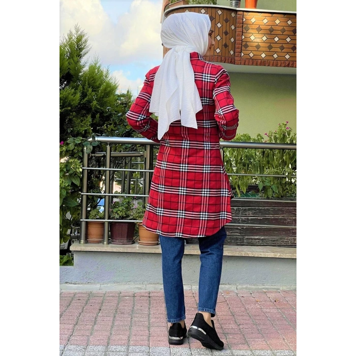 Moda Çizgi Desenli Tunik