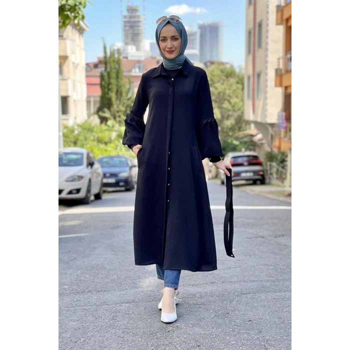 Moda Çizgi Desenli Tunik