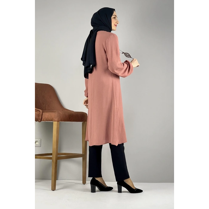 Moda Çizgi Desenli Tunik