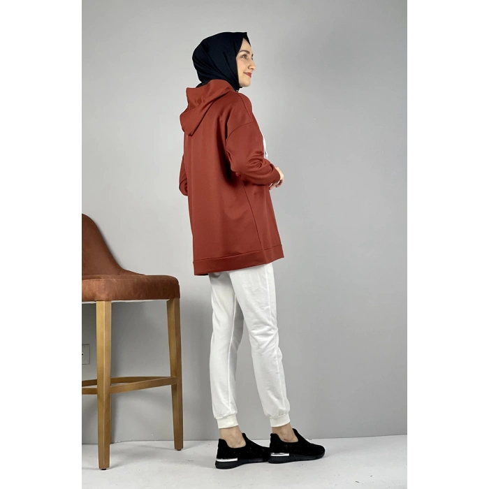 Moda Çizgi Desenli Tunik