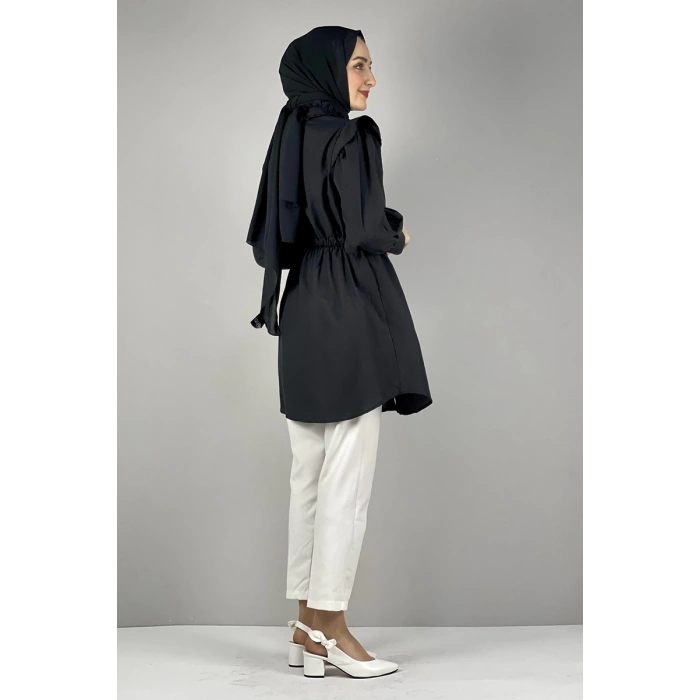 Moda Çizgi Desenli Tunik