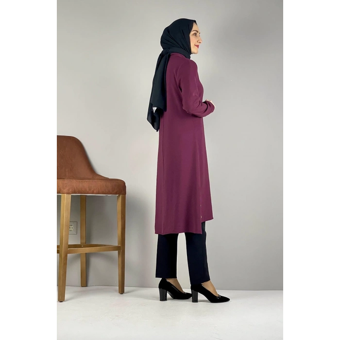 Moda Çizgi Desenli Tunik