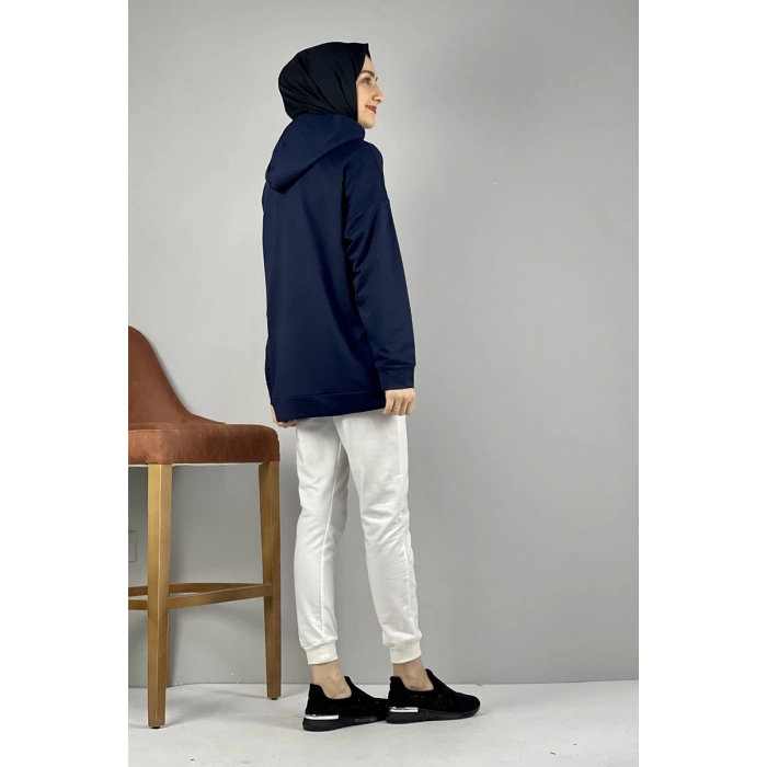 Moda Çizgi Desenli Tunik