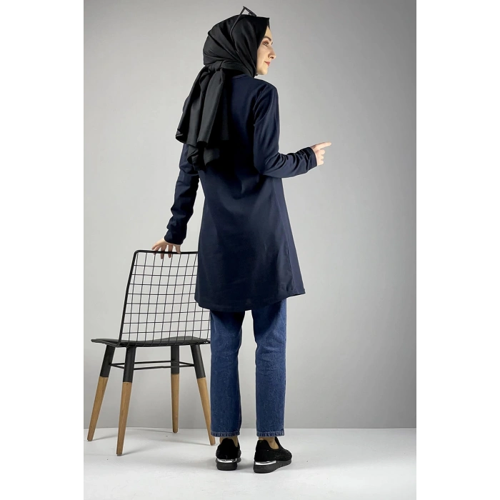 Moda Çizgi Desenli Tunik