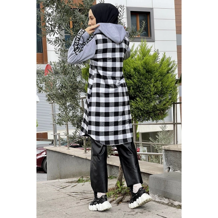 Moda Çizgi Desenli Tunik