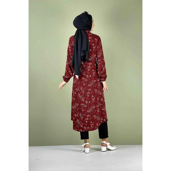 Moda Çizgi Desenli Tunik