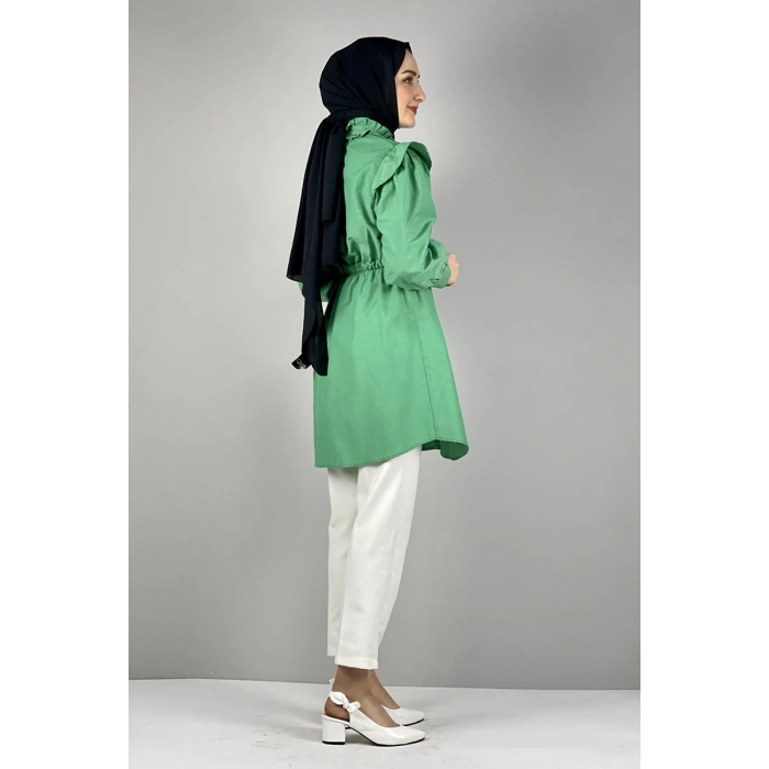 Moda Çizgi Desenli Tunik