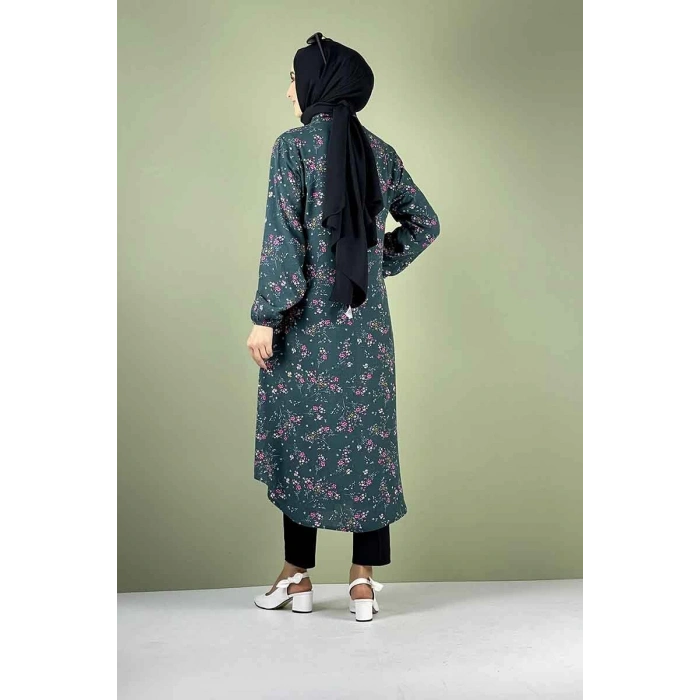 Moda Çizgi Desenli Tunik