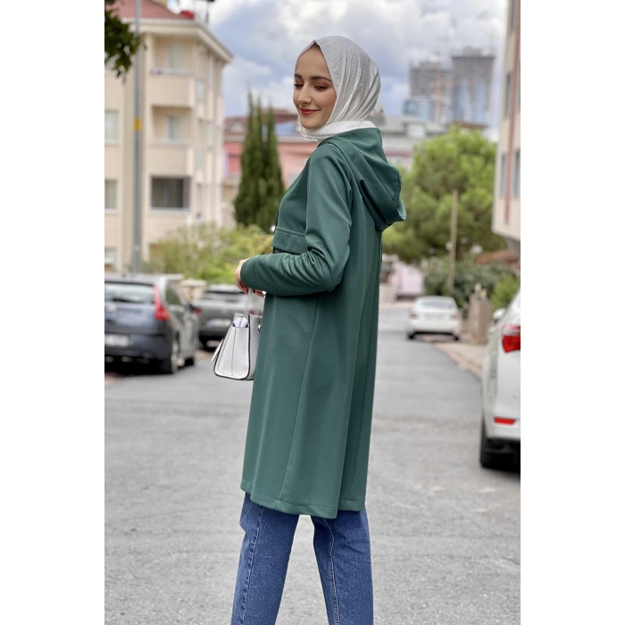 Moda Çizgi Desenli Tunik