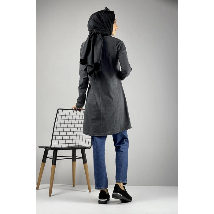 Moda Çizgi Desenli Tunik