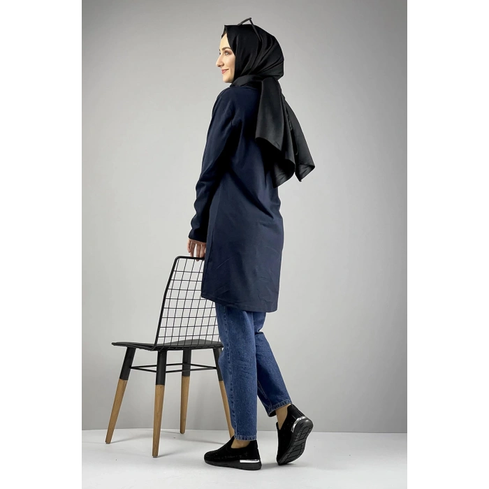 Moda Çizgi Desenli Tunik