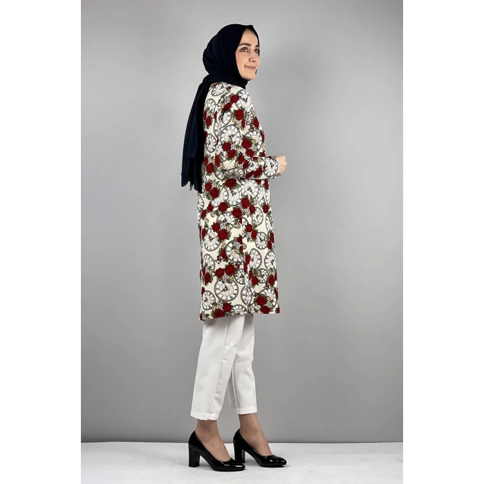 Moda Çizgi Desenli Tunik