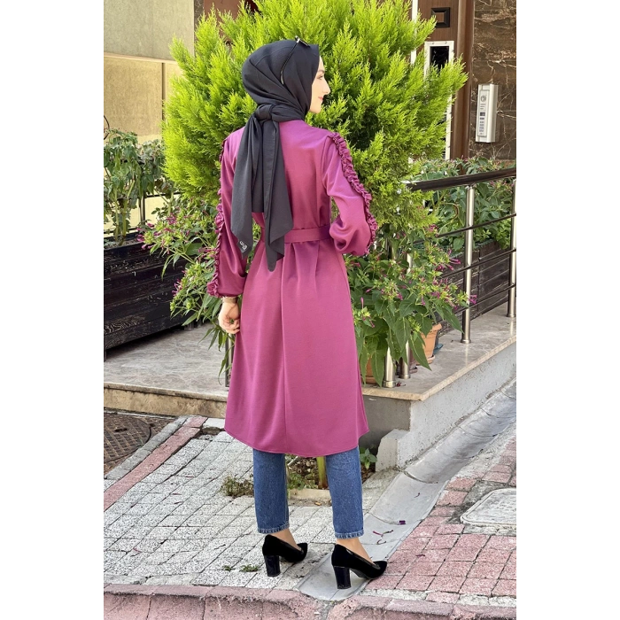 Moda Çizgi Desenli Tunik