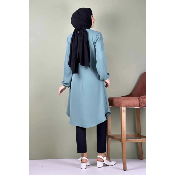 Moda Çizgi Desenli Tunik