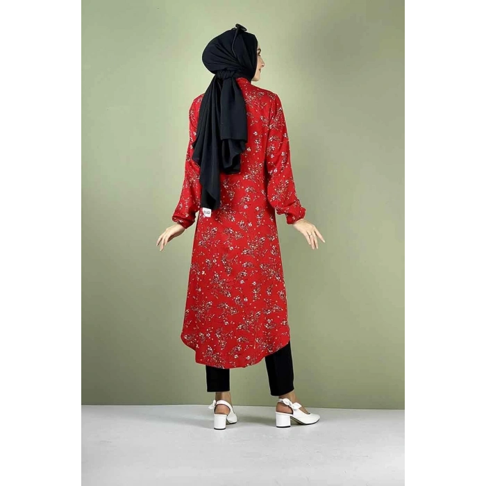 Moda Çizgi Desenli Tunik