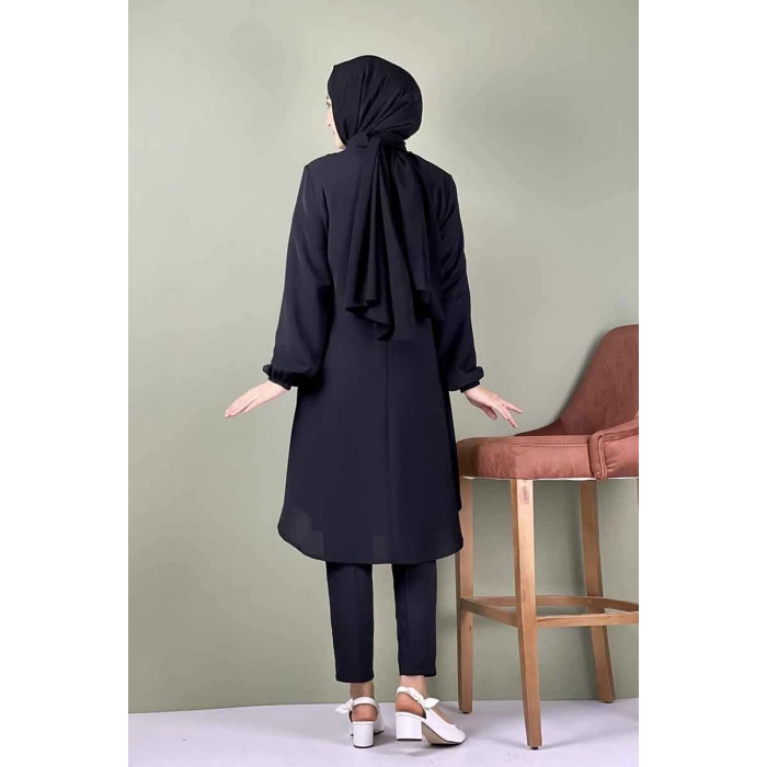 Moda Çizgi Desenli Tunik