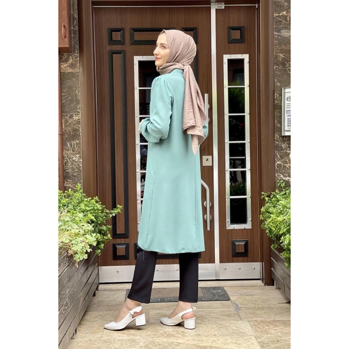 Moda Çizgi Desenli Tunik