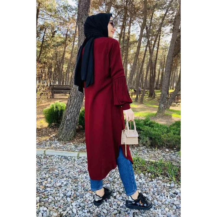 Moda Çizgi Desenli Tunik