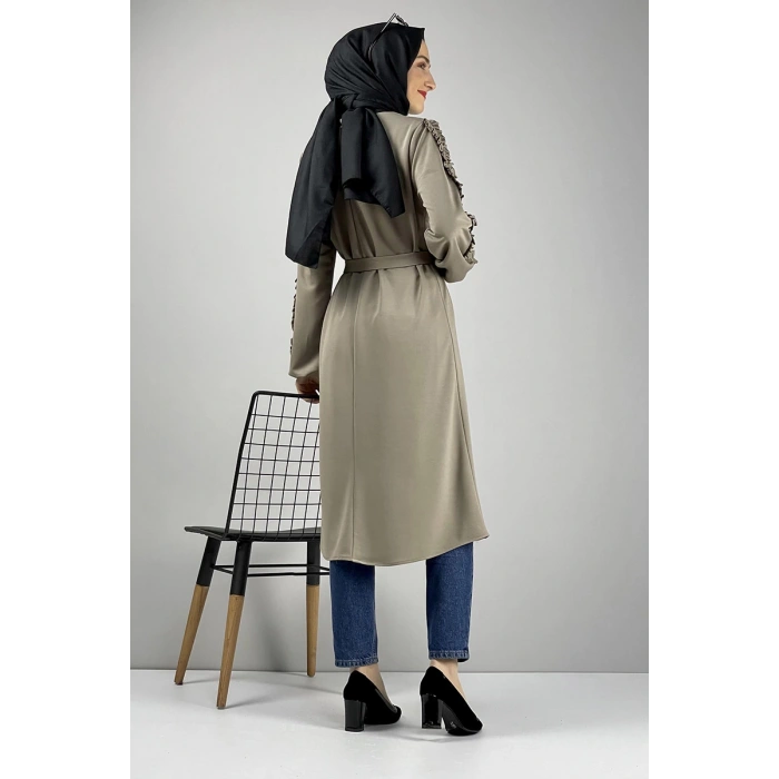 Moda Çizgi Desenli Tunik