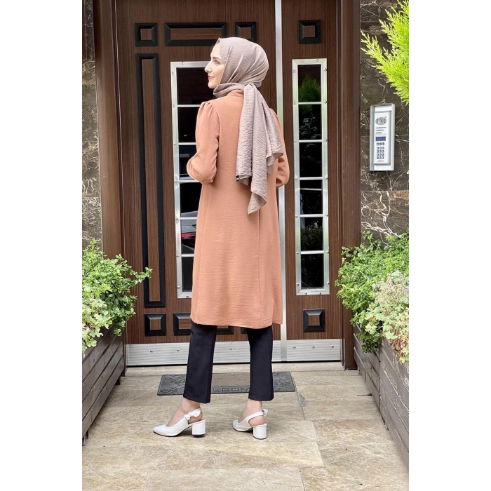 Moda Çizgi Desenli Tunik