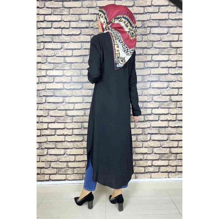 Moda Çizgi Desenli Tunik