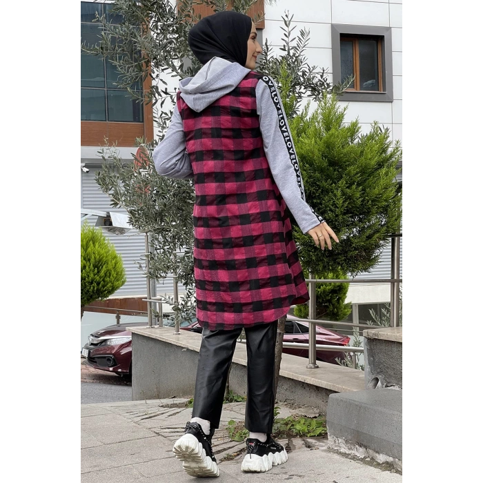 Moda Çizgi Desenli Tunik