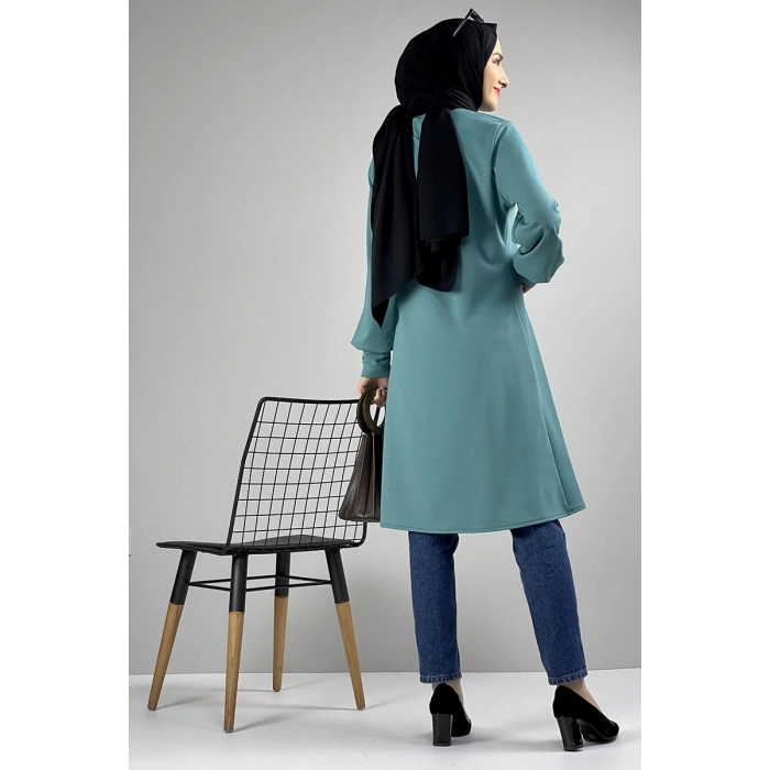 Moda Çizgi Desenli Tunik