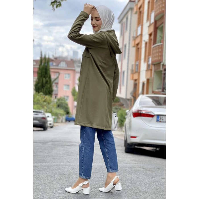 Moda Çizgi Desenli Tunik