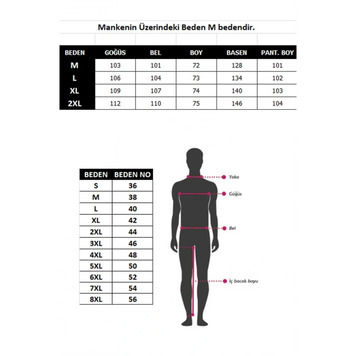 Moda Çizgi Erkek %100 Pamuk Cepli Uzun Kollu Pijama Takımı 6774