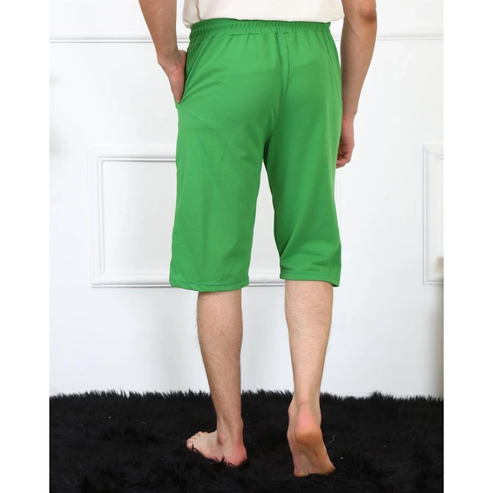 Moda Çizgi Erkek Lakost Fıstık Yeşili Kapri 27481