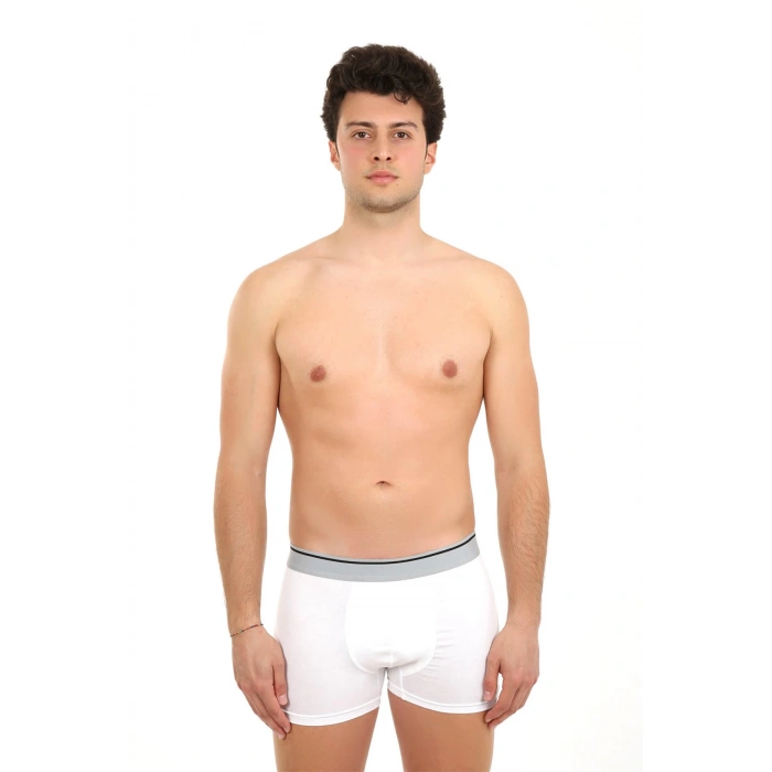 Moda Çizgi Erkek Likralı Boxer 40056
