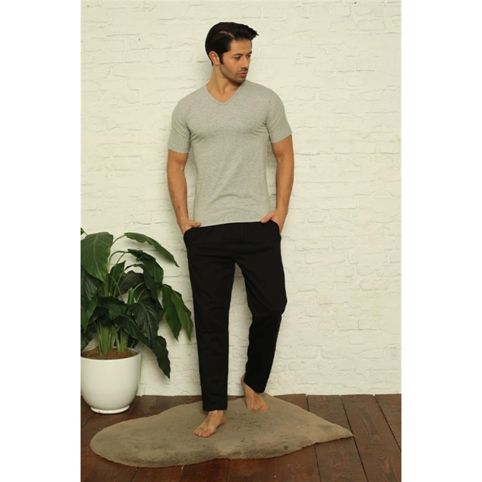 Moda Çizgi Erkek Pamuk Alt Eşofman 7006
