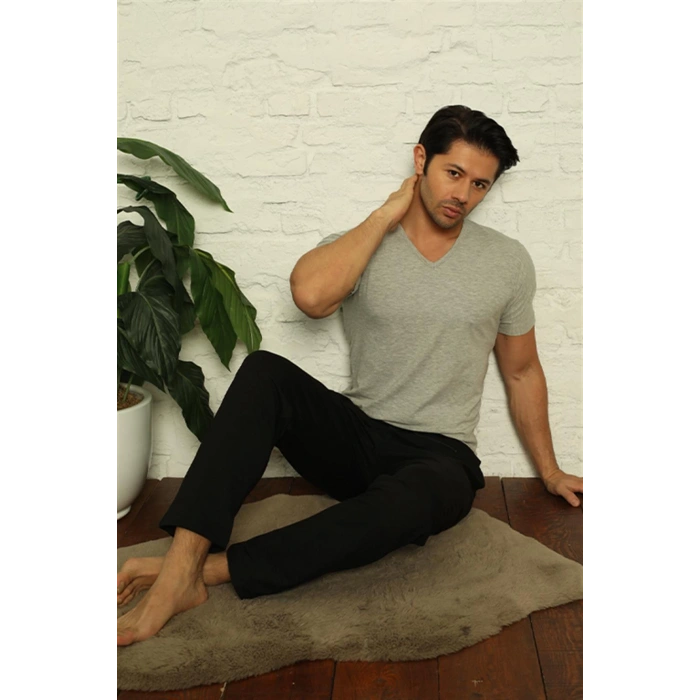 Moda Çizgi Erkek Pamuk Alt Eşofman 7006