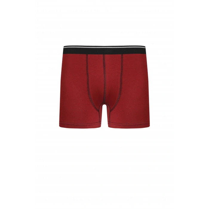 Moda Çizgi Erkek Pamuk Likralı Bordo 40133