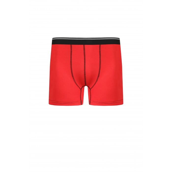 Moda Çizgi Erkek Pamuk Likralı Kırmızı 40133