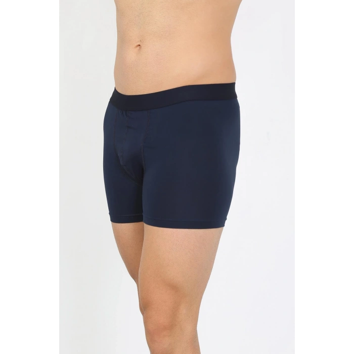 Moda Çizgi Erkek Pamuk Likralı Lacivert 40133