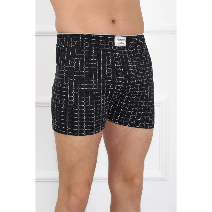 Moda Çizgi Erkek Penye Boxer 40080
