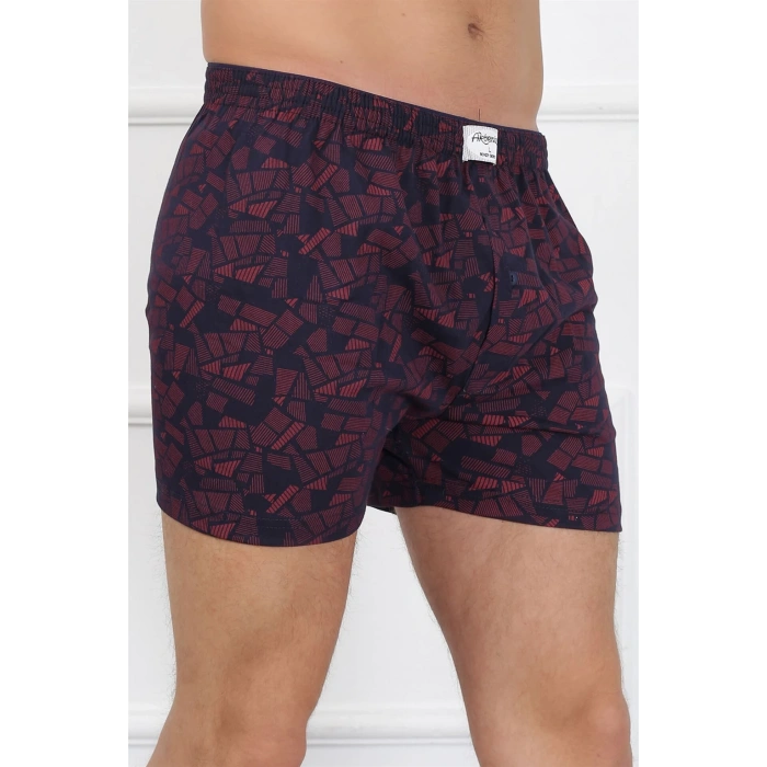 Moda Çizgi Erkek Penye Boxer 40091