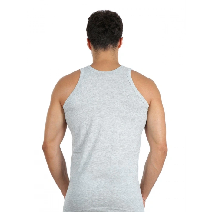 Moda Çizgi Erkek Penye Gri 6566