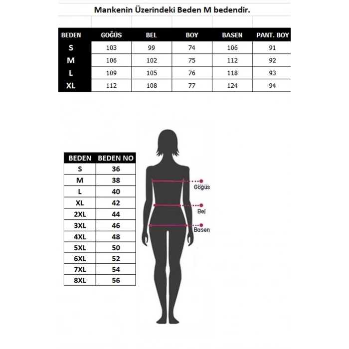 Moda Çizgi Kadın %100 Pamuk 3lü Sabahlık Pijama Takım 16103