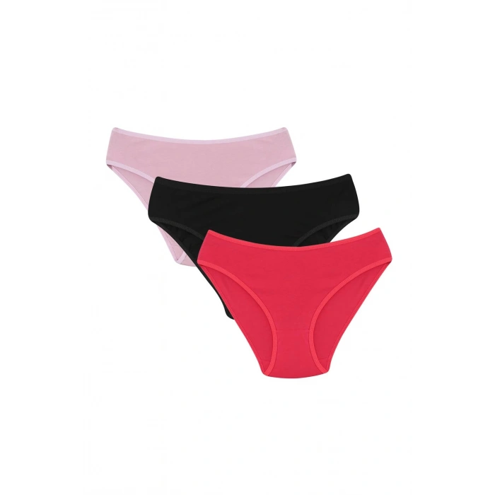 Moda Çizgi Kadın 3lü Külot 40244